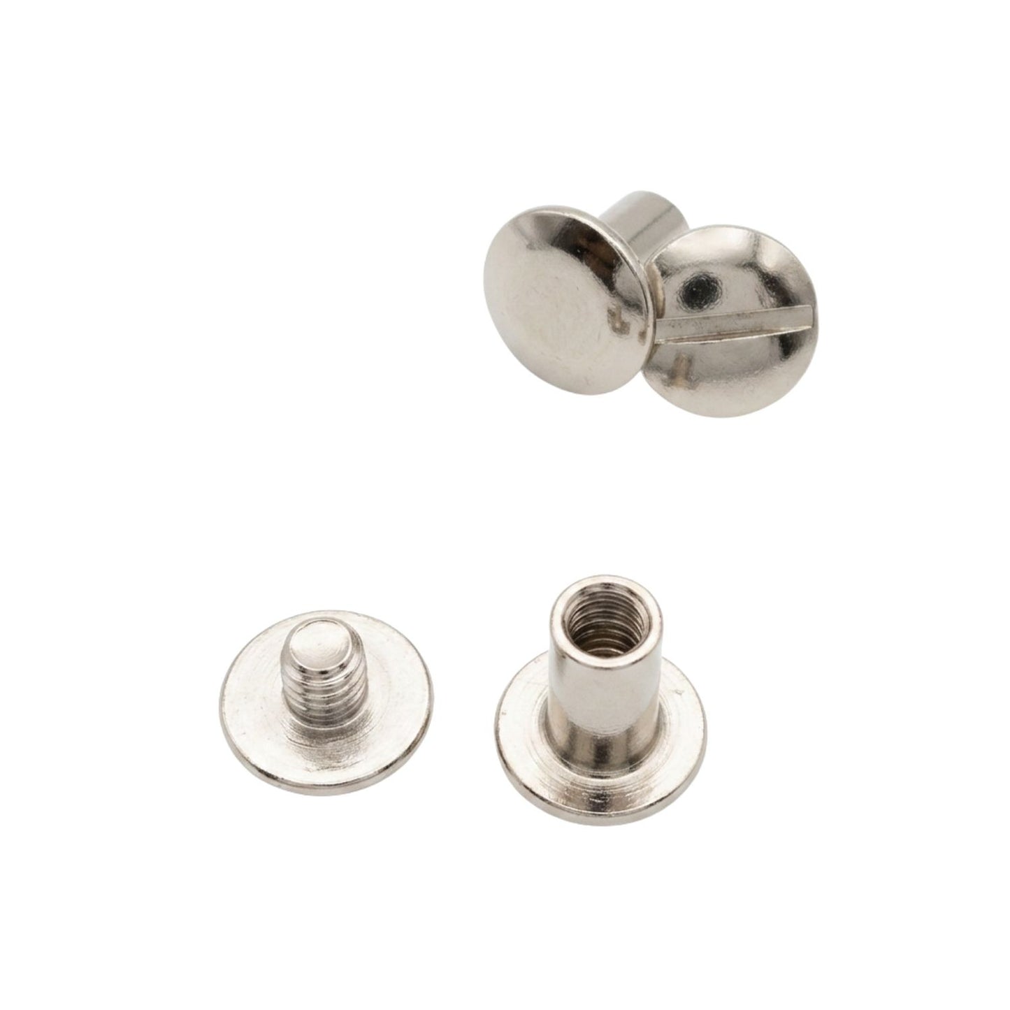 Tornillos de encuadernación metálicos