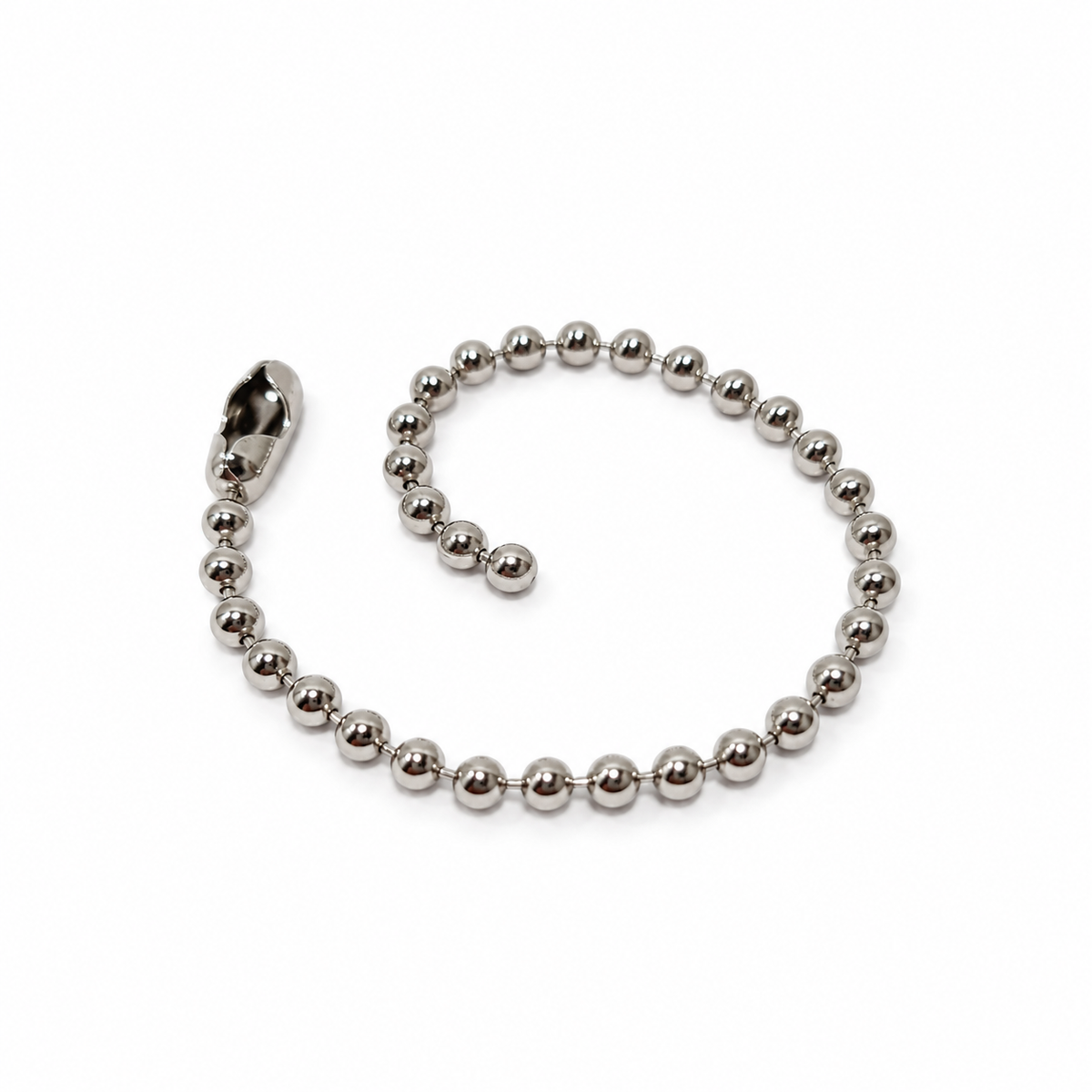 Cadena de bolas niquelada Ø 2,4 mm