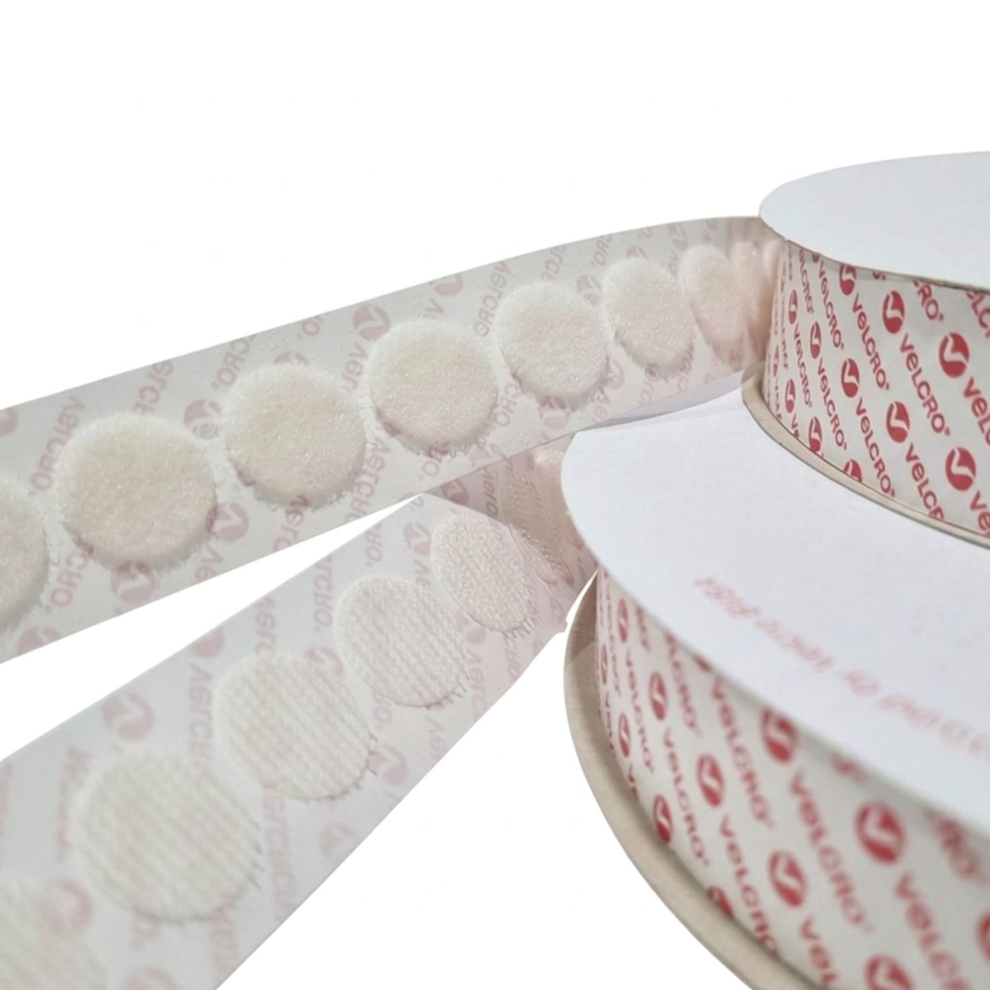 Puntos de velcro adhesivo