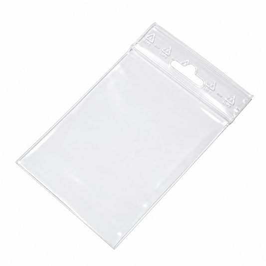 Bolsa de LDPE con autocierre zip y taladro europeo