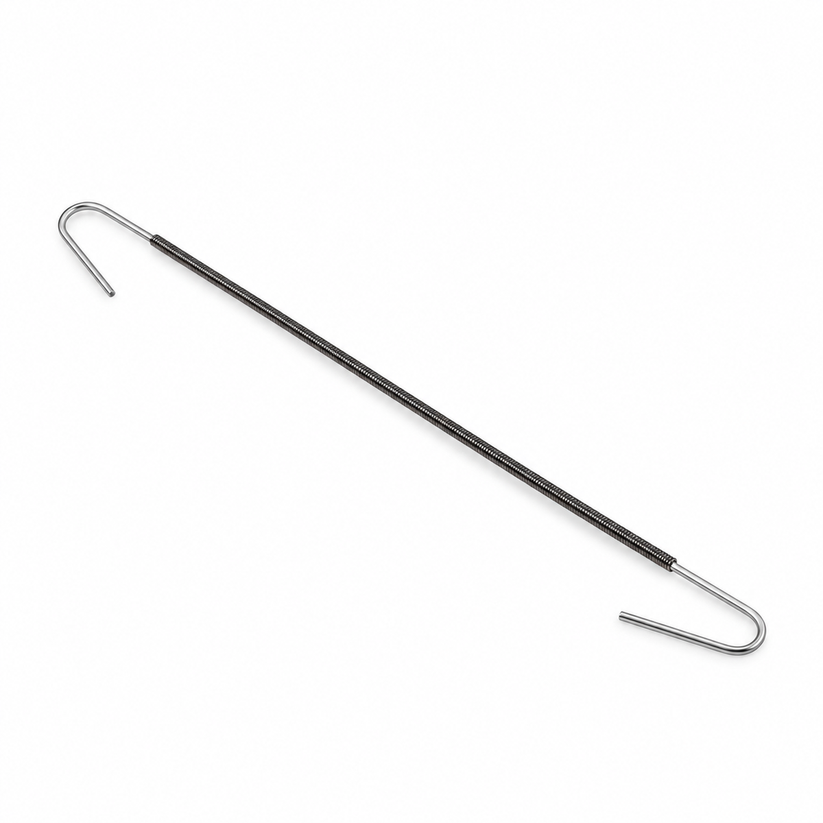 Gancho doble extensible de metal para cartelería y displays